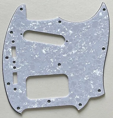 4 Ply White Pearl Pickguard Fit Fender Kurt Cobain Mustang HS Style Guitar Parts • $17.99