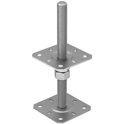 Fence Posts Repair Support Brackets Adjustable Heavy Duty Bolt Down Galvanised M • £85.99