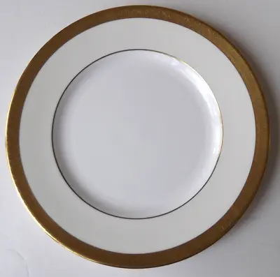 Minton K-159  Buckingham  10-1/2  Dinner Plate(s) - Heavy Gold Rim • $26.99