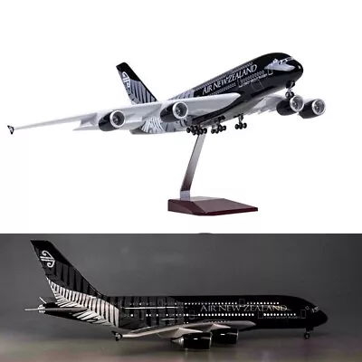 1:160 Air New Zealand Airbus A380 Plane Model / LED Light & Wheel Aircraft Model • $149.95