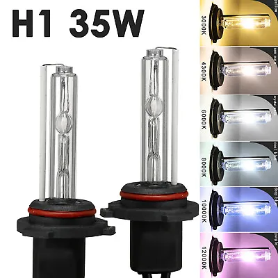 A1 2x XENON H1 HID Bulbs AC 35W Premium Headlight Replacement 4K 6K 8K 10K 12K • $18.24
