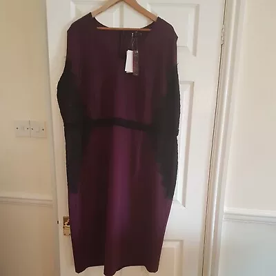 So Fabulous Size 28 Mulberry Dress • £12.99