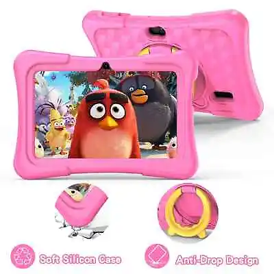 Kids Tablet PC 7 Inch Android 11 32 GB Wifi Bluetooth Dual Camera With Software • £63.59