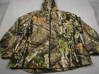 Mossy Oak Jacket Mens 3X Camouflage Outdoor Hunting Full Zip Hooded • $29.97