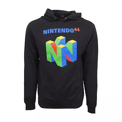 Nintendo 64 Pullover Hoody Black Color • $24.99