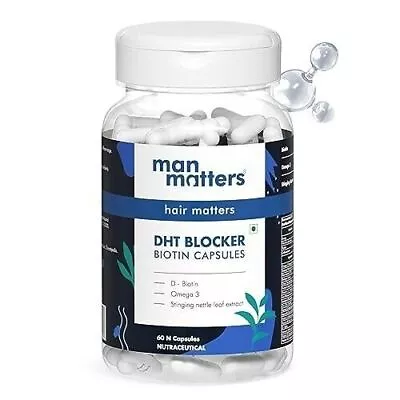 Man Matters DHT Blocker Capsules | 60 Capsules Anti Hair Fall Treatment For Men • $26.99