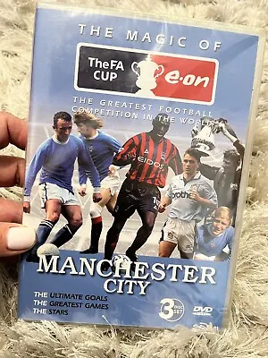 £10 • Buy Manchester City Football Club The Magic Of The FA Cup DVD 3 Disc Set NEW SEALED