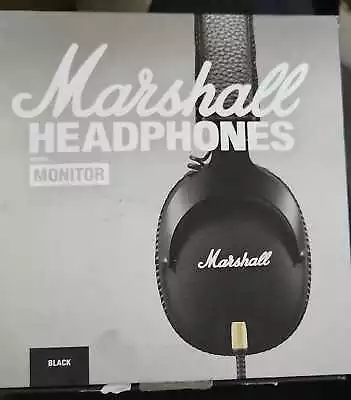 Marshall Monitor Over The Ear Corded Headphones - Black • $29.99