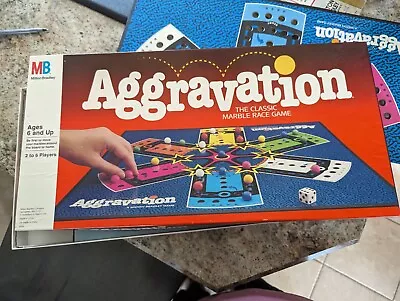 Vintage Aggravation Board Game # 4058 Milton Bradley 1989 100% Complete • $9.50