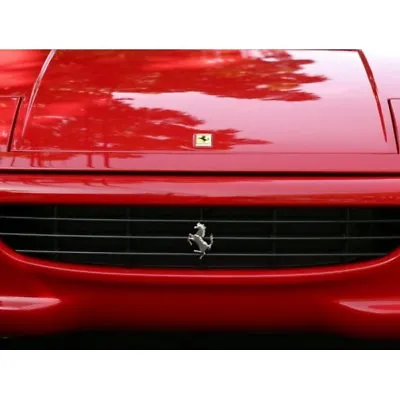 Ferrari Rectangular Genuine Hood Bonnet Resin Sticker Decal Emblem Badge Shield • $19.95