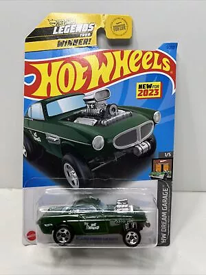 Hot Wheels Legends Tour Winner Volvo P1800 Gasser Green 1/250 New 2023 NIB • $8