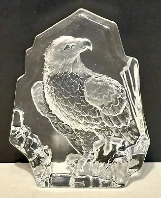 Mats Jonasson Maleras Swedish Lead Crystal Bald Eagle (J) • $89.99