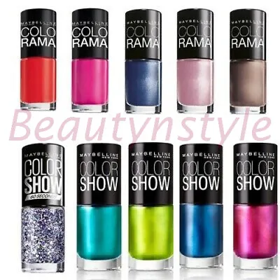 Maybelline Color Show Color Rama 60 Second Nail Polish - NEW Shades - Choose • £4.49