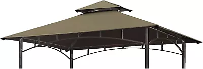 USA High Performance Grill Gazebo Canopy Cover 5X8 Gazebo Shelter Top（Cocoa • $46.99