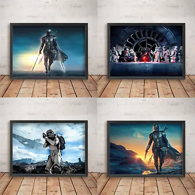 Star Wars Wall Art Poster Print Picture Home Bedroom Movie A4 A3 • £12.99