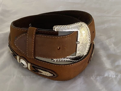 $27 • Buy Tony Lama Men's Brown Sierra Madre Belt 7719L. Size 32