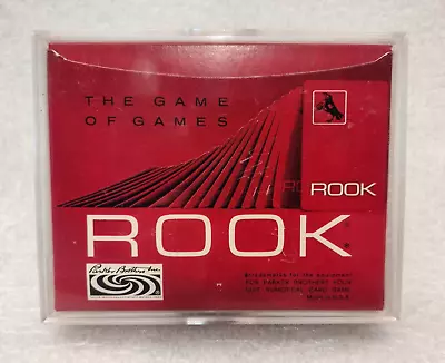 Vtg ROOK Card Game NOS Parker Brothers Plastic Case + Rules  THE GAME OF GAMES  • $20