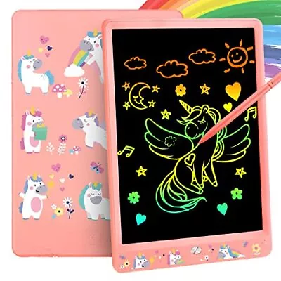 Lcd Writing Tablet For Kids 8.5 Inch Drawing Tablet Doodle Board Toddlers Colorf • $14.48