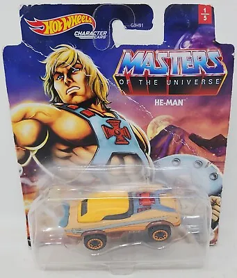 Hot Wheels Character Cars Masters Of The Universe He-Man 1:64 Diecast Car 1/5 • $3.60