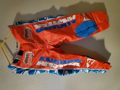 Answer Racing Vintage MX Motorcross Dirt Bike/ATV Mens Riding Pants Size 30  • $100