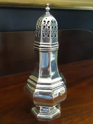 Muffineer Silver Plate Sugar Shifter Shaker Canister George 3 Style England EPNS • $44