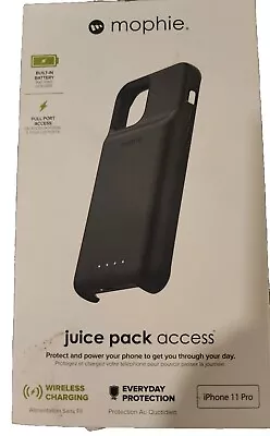 NIB Mophie Black Juice Pack Access Case IPhone 11 Pro • $20