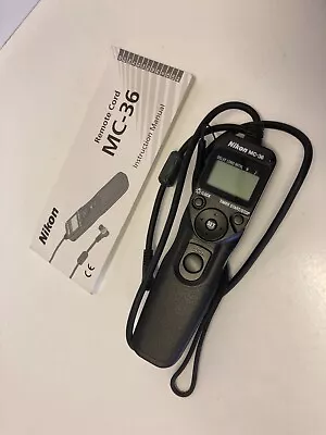 Nikon MC-36 Remote Cord (Intervalometer) Unboxed. • £45