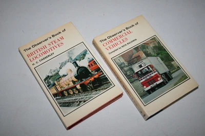 £5.95 • Buy The Observers Book Of Commercial Vehicles & British Steam Locomotives