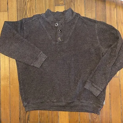 Woolrich Sweater  Men’s Medium Brown 1/4 Button Down Sweater  • $19.99
