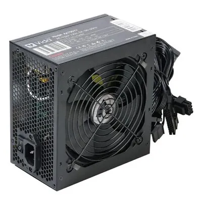 Vida 750W PSU ATX PC Power Supply Unit Quiet 120mm Fan PCI-E SATA Black • £34.25