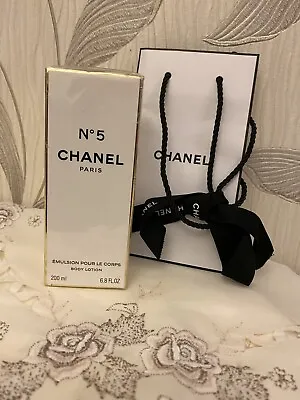 BRAND NEW/SEALED VINTAGE CHANEL No 5 200ml BODY LOTION • £94.99