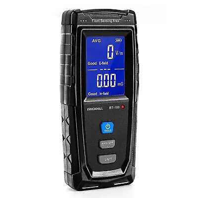 ERICKHILL EMF Meter Rechargeable Digital Electromagnetic Field Radiation Detect • $30.99