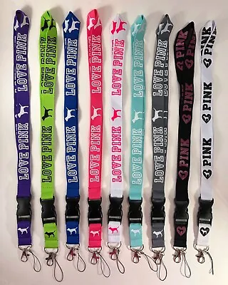 Victoria's Secret Love Pink Lanyard Keychain CHOOSE YOUR COLOR • $7.99