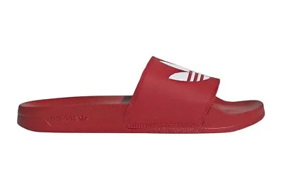 $30 • Buy Adidas Men's Adilette Lite Slide US 8/EU 41 1/3 Footwear/Shoes Scarlet/White