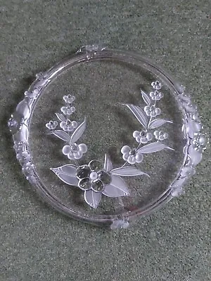 Original Walther Glas MARIA Floral Glass Cake Plate With Box • £10