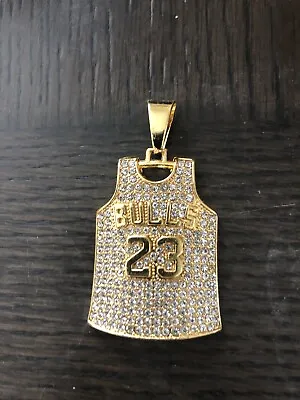 Gold Plated Michael Jordan Pendant With 27” Chain • $14