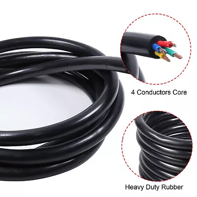 14 Gauge 4-Conductor Wire Speaker Cable Low Voltage Automotive Or Home Setup LOT • $14.99