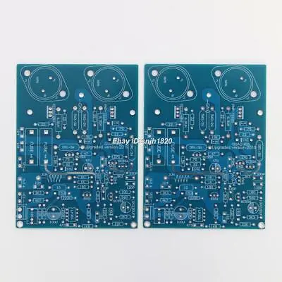 HiFi One Pair QUAD405 CLONE Stereo Amplifier Board PCB MJ15024 100W*2 • $8