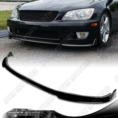 For 01-05 Lexus IS300 Painted Black Front Bumper Lip Body Kit Splitter Spoiler • $137.13