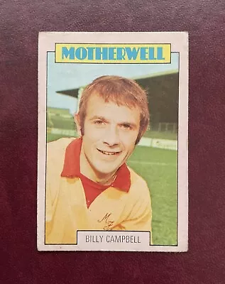 A&BC-1973-SCOTTISH RED BACK (1st SERIES) -# 40 ~ BILLY CAMPBELL Of MOTHERWELL • £3.99