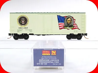 N Scale **ABRAHAM LINCOLN** Presidential Box Car - Micro Trains 07400132 **RARE* • $67.99