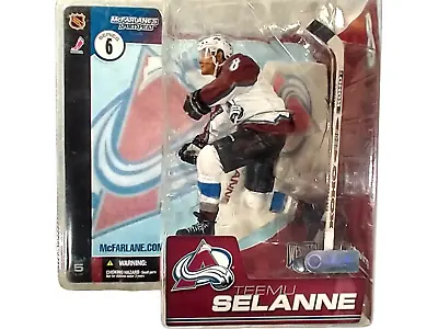 McFarlane Toys Teemu Selanne NHL Colorado Avalanche Series 6 White Jersey New  • $24.97