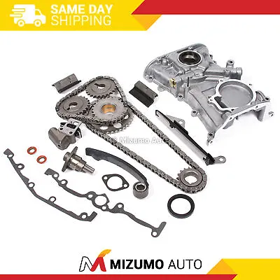 Timing Chain Kit Oil Pump Fit 91-99 Nissan 200SX NX1600 Sentra 1.6L GA16DE DOHC • $99.95