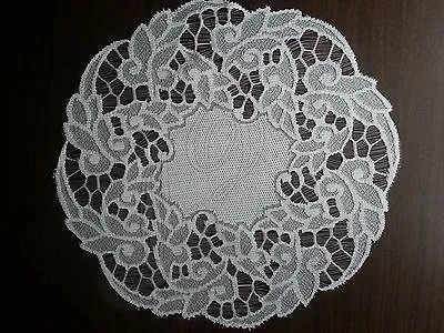 £5.49 • Buy Fancy New Round Lace Table Mat /Doily/Napkin White Ø 35cm (14 ) Elegant Gift