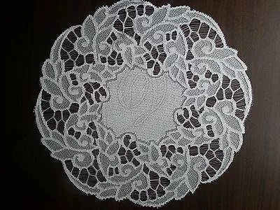 £5.49 • Buy Fancy New Round Lace Table Mat /Doily/Napkin White Ø 35cm (14 ) Elegant Gift
