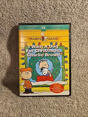 I Want A Dog For Christmas Charlie Brown (DVD 2004) • $5