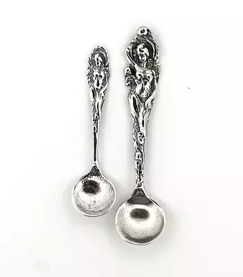 Set Of 4 Solid Silver Mini Spoon- Love Disarmed Spoon For Baby/Sugar-Salt Spoon • $38