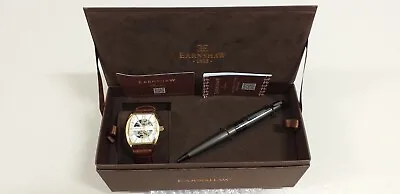 £199.99 • Buy Thomas Earnshaw (Gents) Catton  Automatic Skeleton Watch & Pen Set (New) £199.99