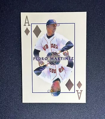 2000 Pacific Invincible Pedro Martinez #6 Ace Diamonds Baseball Card Red Sox • $1.99