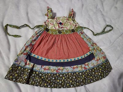 Matilda Jane Serendipity Apron Dress Size 4 • $18